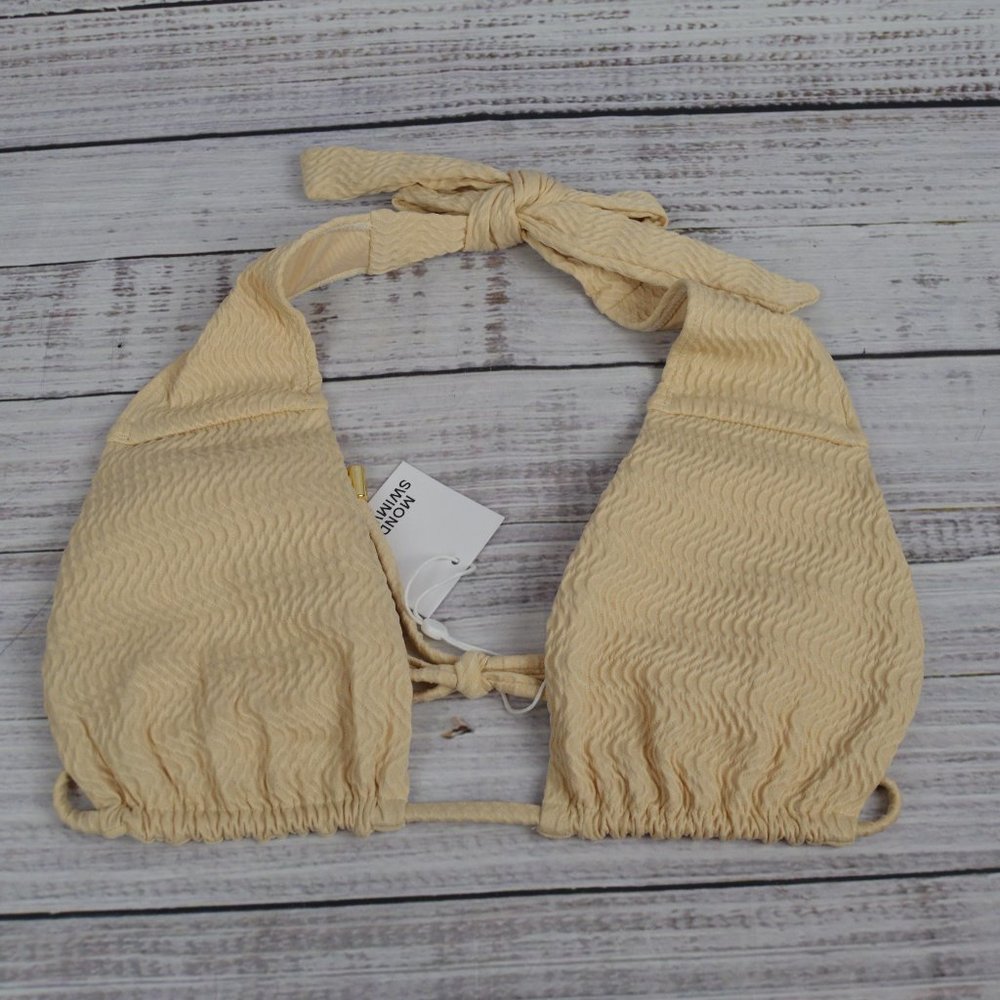 Monday Swimwear Yellow Bikini Top